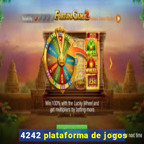 4242 plataforma de jogos